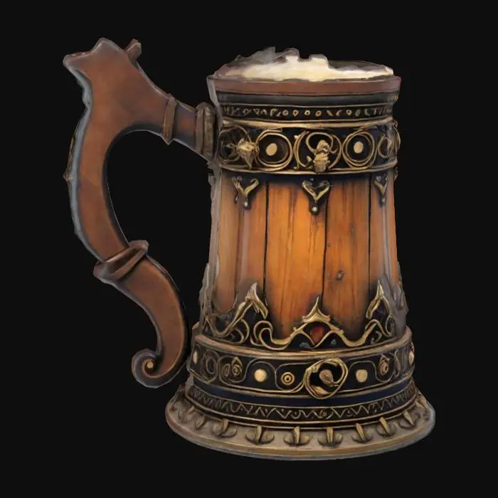 3D model for Ornate Ale Mug