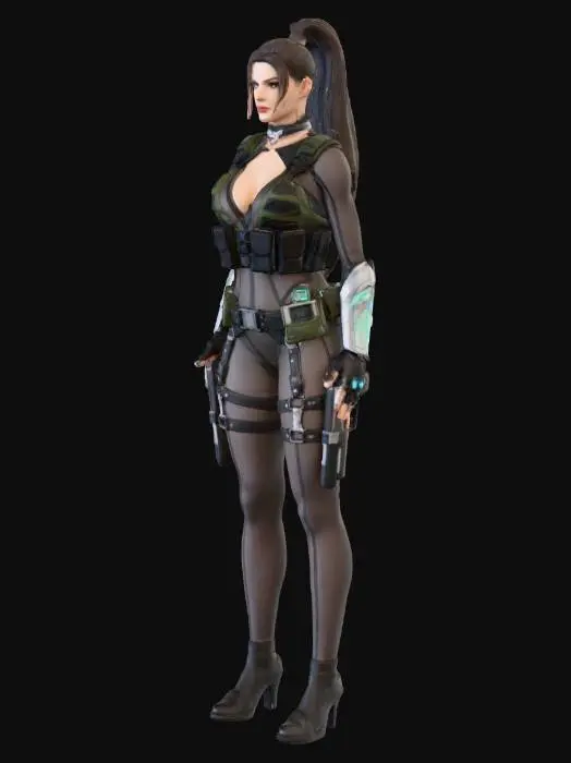 3D model for Warrior Vigilance