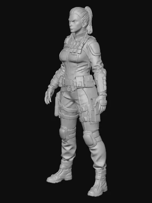 3D model for Stealth Operative