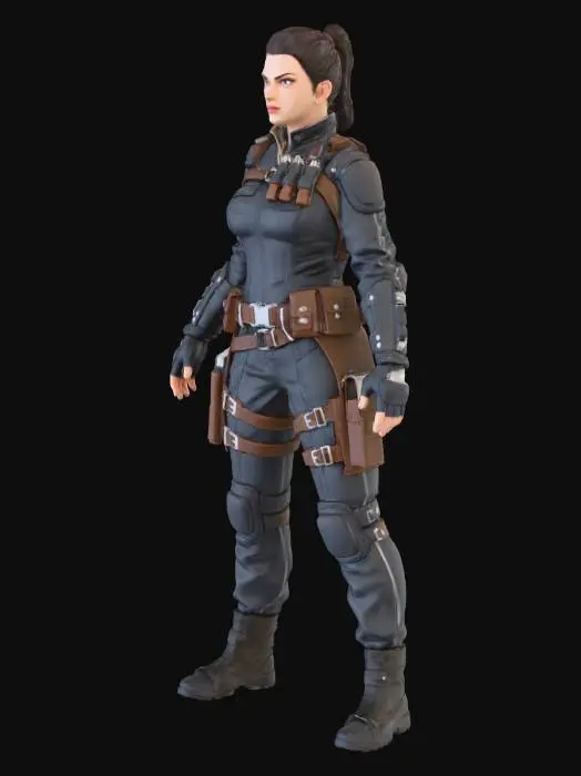 3D model for Stealth Operative