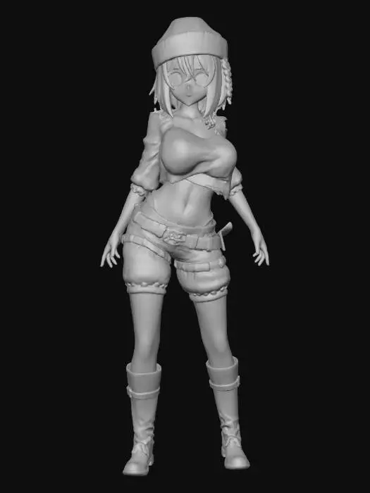 3D model for Explorer in Knitted Armor