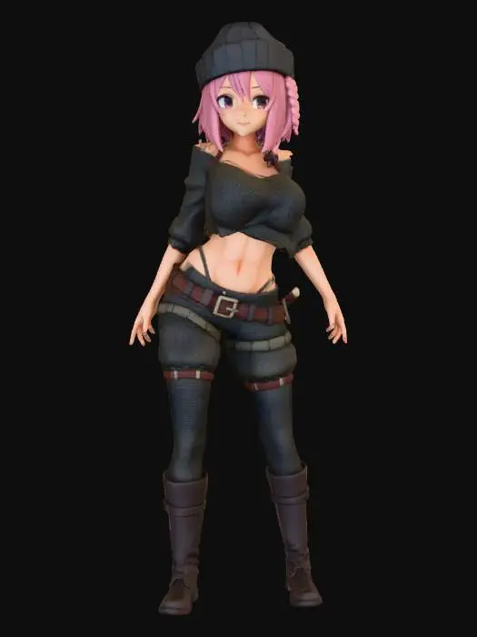 3D model for Explorer in Knitted Armor