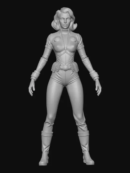 3D model for Retro Space Explorer