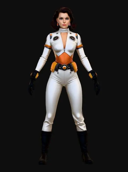 3D model for Retro Space Explorer