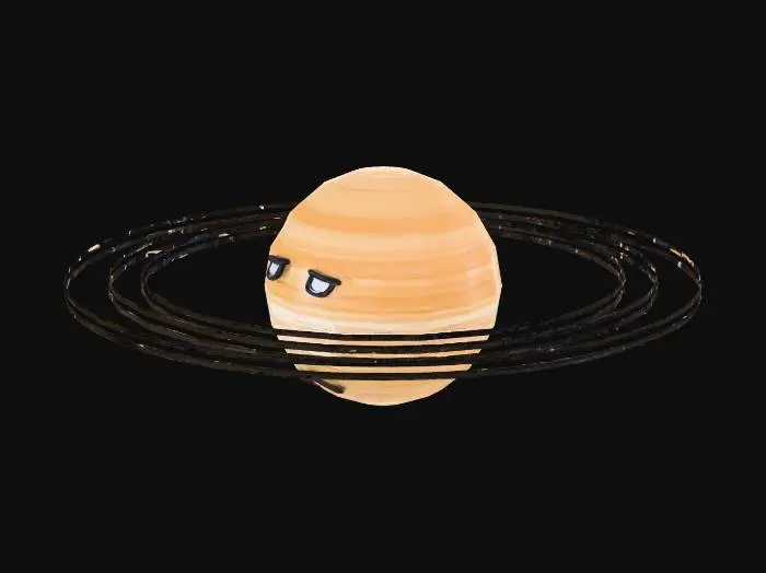 3D model for Saturn's Sadness