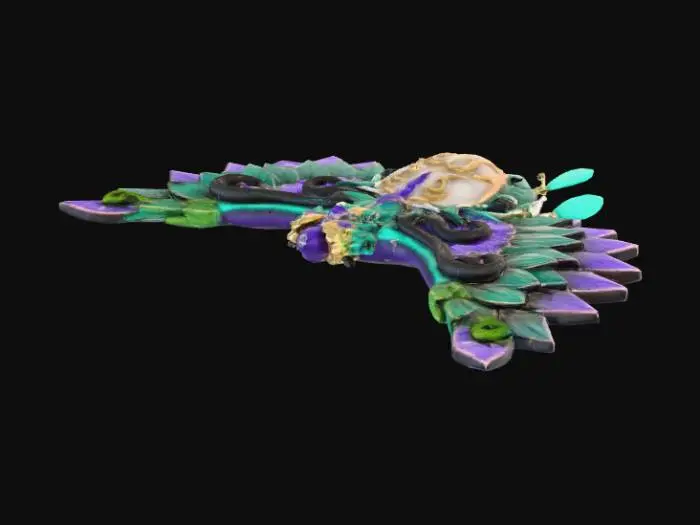 3D model for Enchanted Feathered Ornament