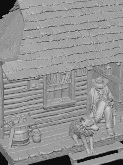 3D model for Front Porch Serenity