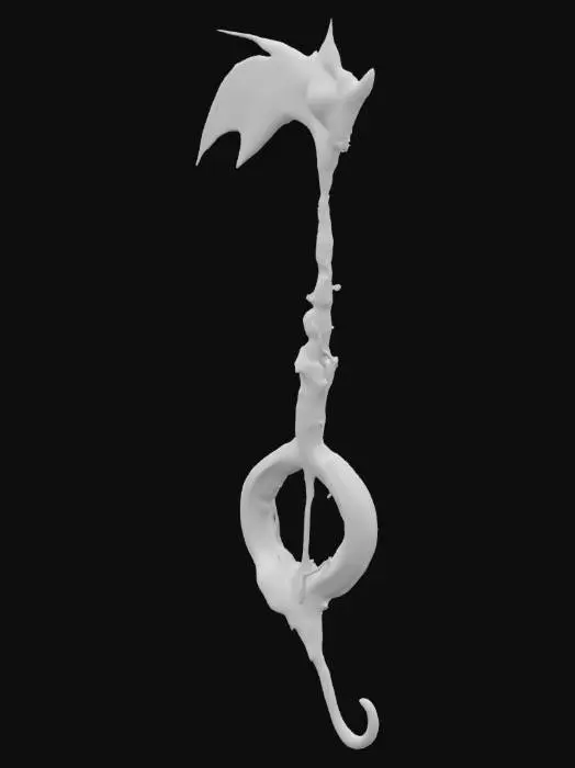 3D model for Eclipse Scythe Keyblade