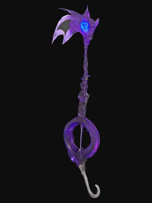 3D model for Eclipse Scythe Keyblade