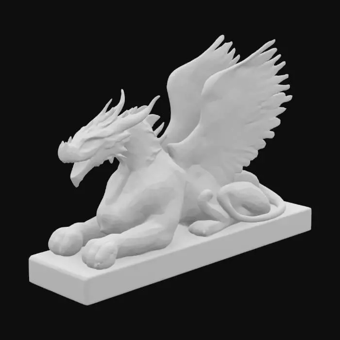 3D model for Regal Chromatic Dragon Sphinx