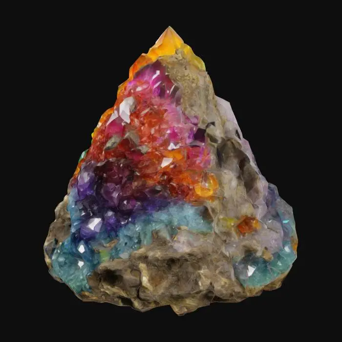 3D model for Rainbow Crystal Ore