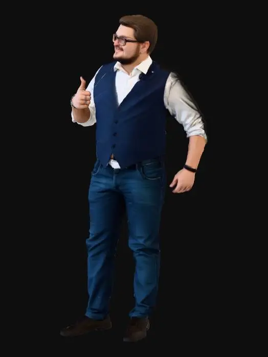 3D model for Man on Red Carpet