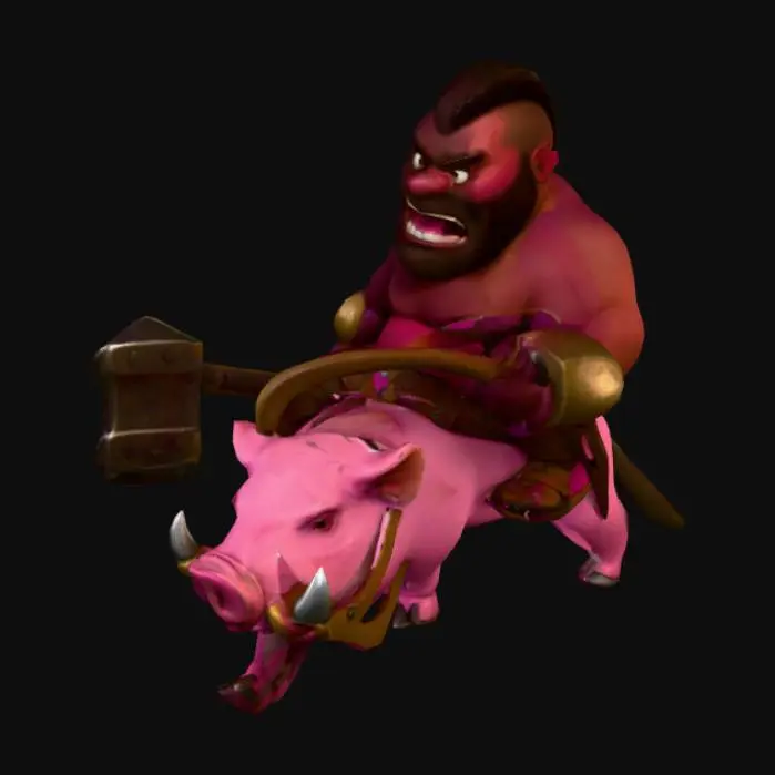 3D model for Hog Rider