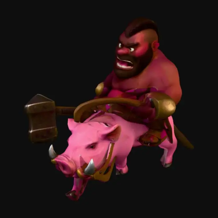 3D model for Hog Rider