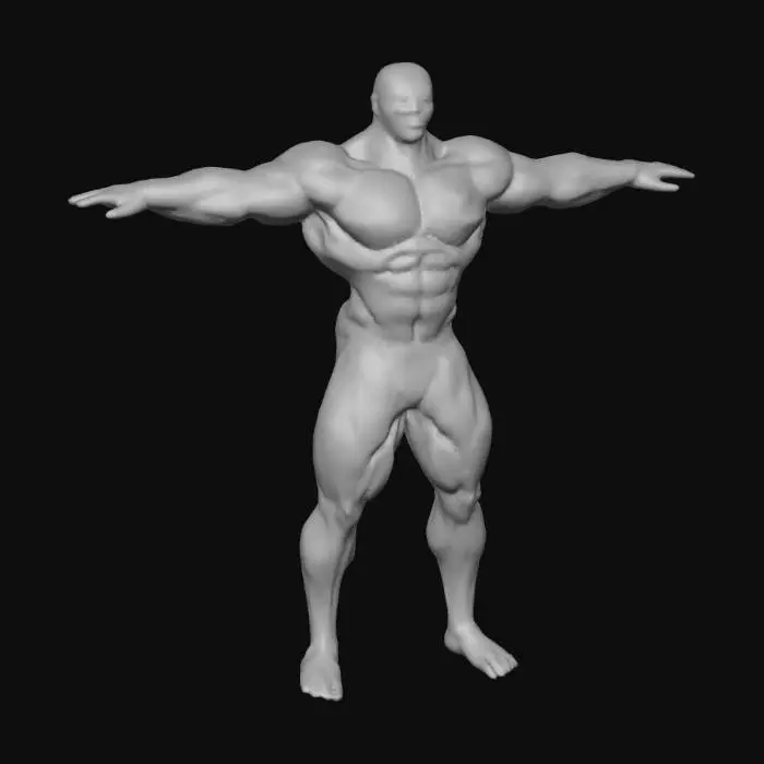 3D model for Bodybuilder Showcase