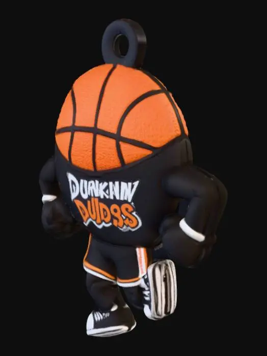 3D model for Basketball Character Keychain