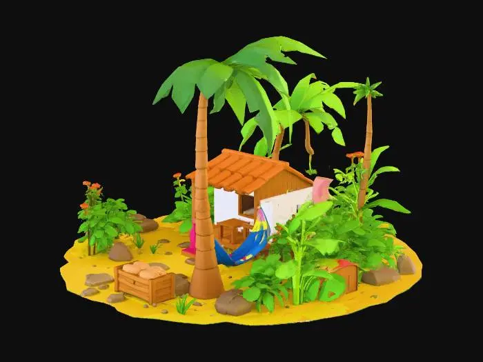3D model for Tropical Retreat