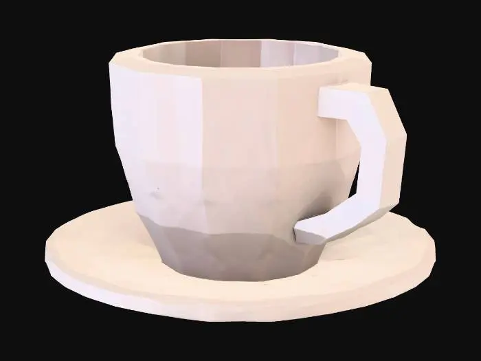 3D model for Geometric Coffee Cup