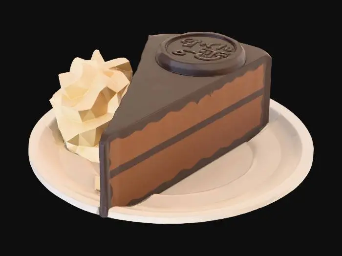 3D model for Sacher Delight