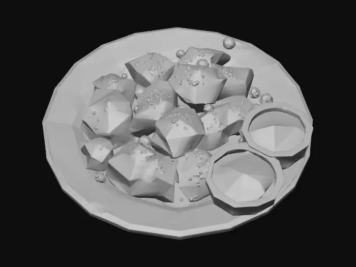 3D model for Geometric Snacks Delight