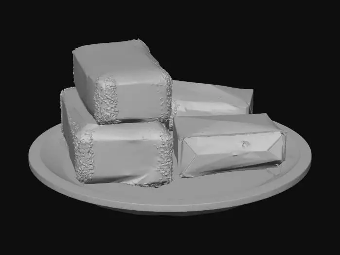 3D model for Chocolate and Caramel Bars