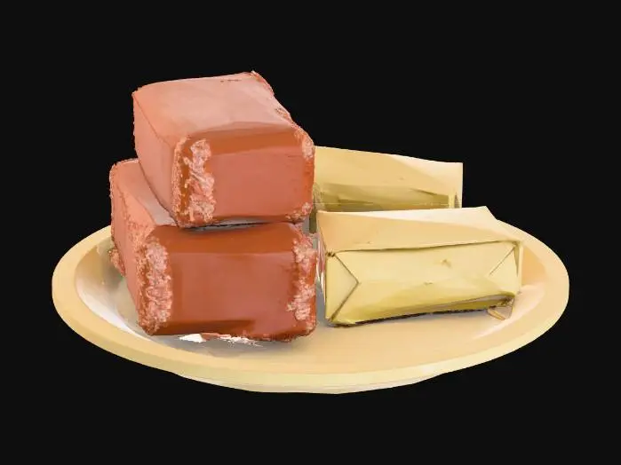 3D model for Chocolate and Caramel Bars