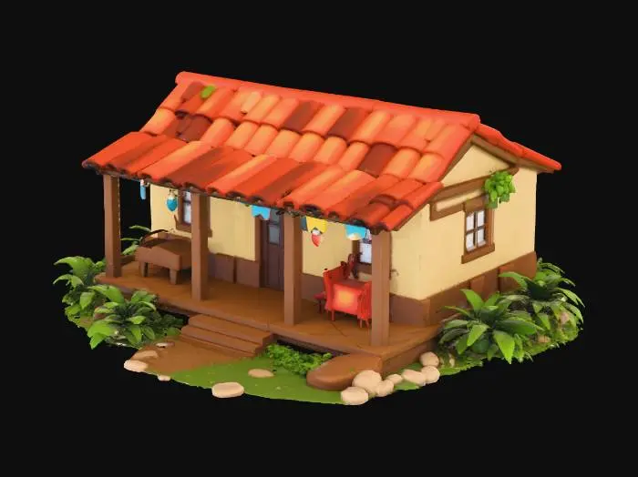 3D model for Cozy Cottage