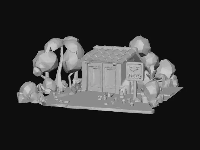 3D model for Exit Pathway tropical forest