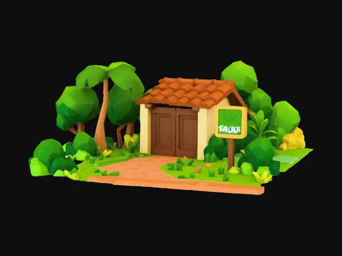 3D model for Exit Pathway tropical forest