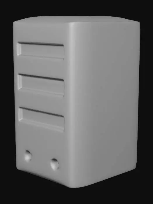 3D model for Computer Tower Icon