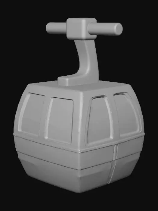 3D model for Cable Car Icon