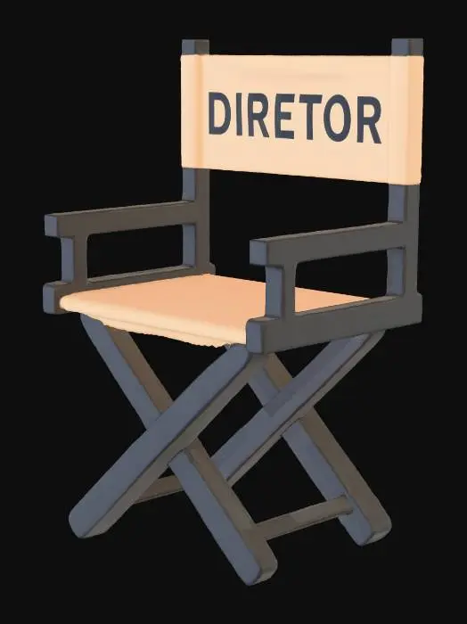 3D model for Director's Chair