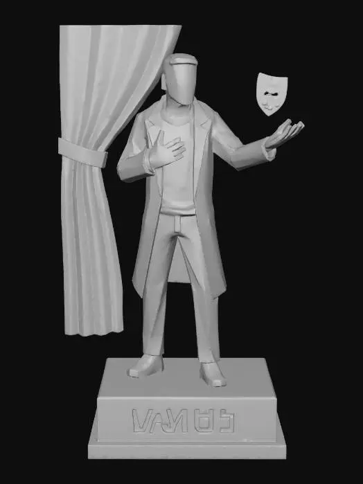 3D model for Theater Tribute