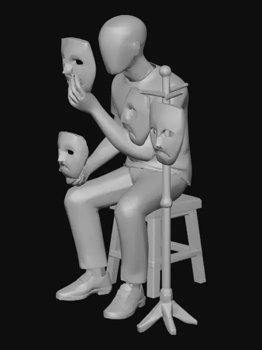 3D model for Multiplicity of Masks