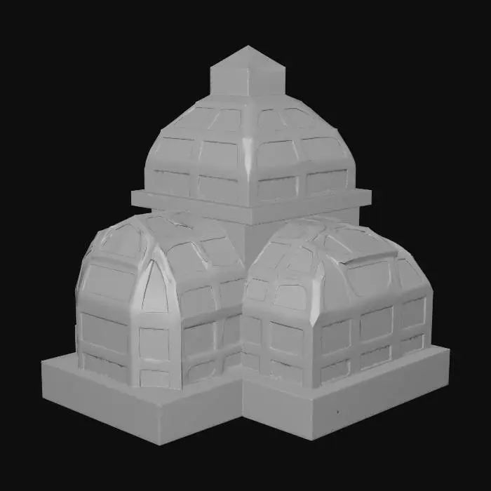 3D model for Green Domes