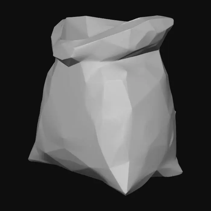 3D model for Coffee Bag Illustration