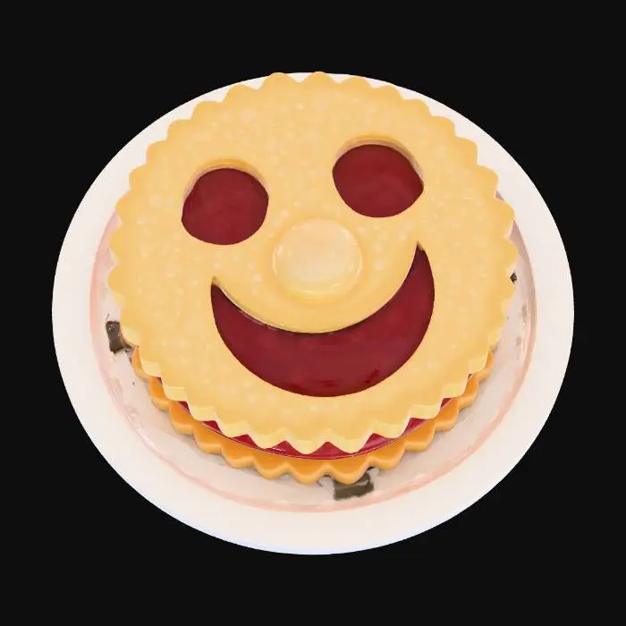 3D model for Smiling Cookie Plate