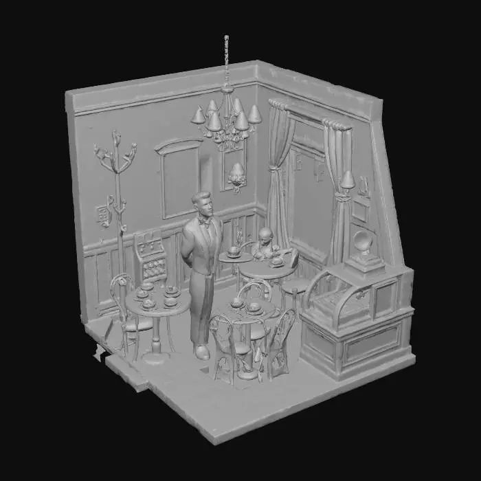 3D model for Vienna Cafe Reflections