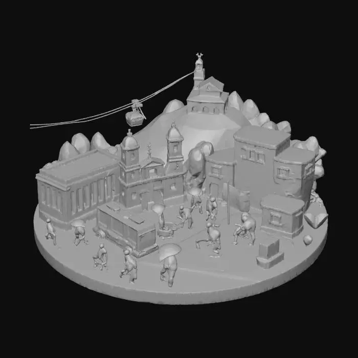 3D model for Bogota City Life in Motion