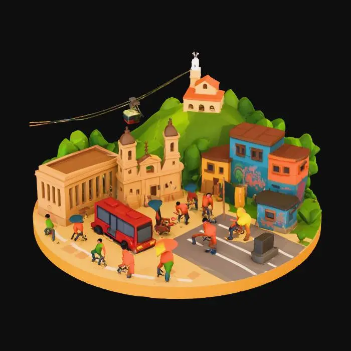 3D model for Bogota City Life in Motion