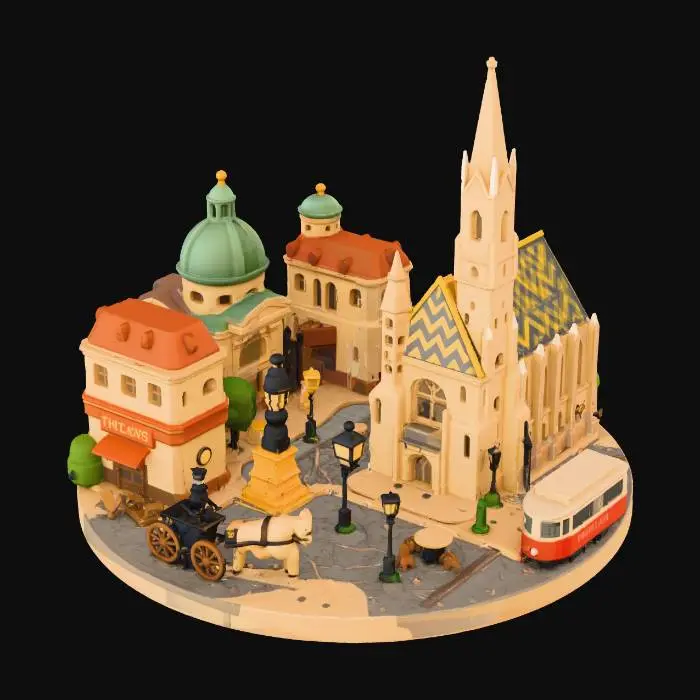 3D model for Vienna Miniature Scene