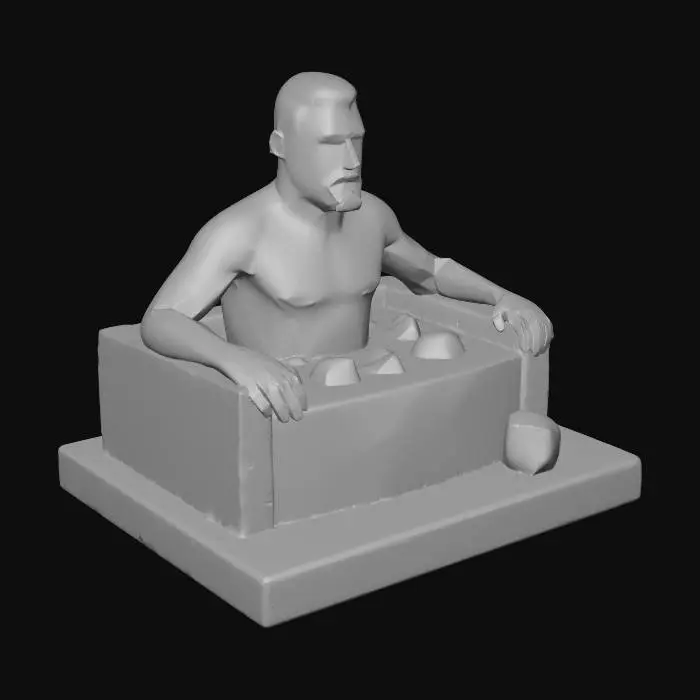 3D model for Ice Bath Sculpture