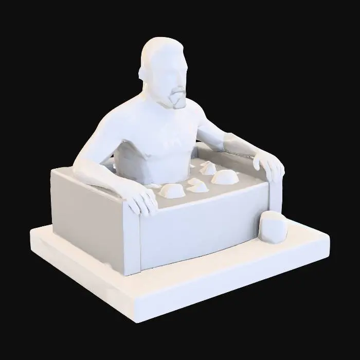 3D model for Ice Bath Sculpture