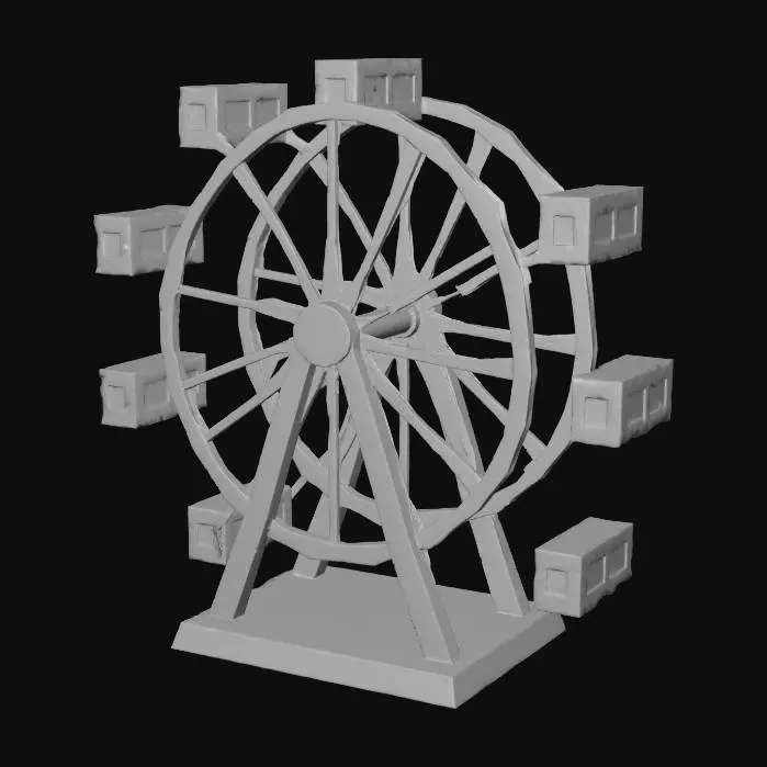 3D model for Vienna Wheel Model