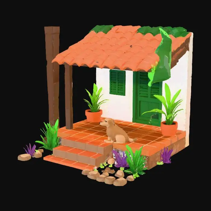 3D model for Haven Porch