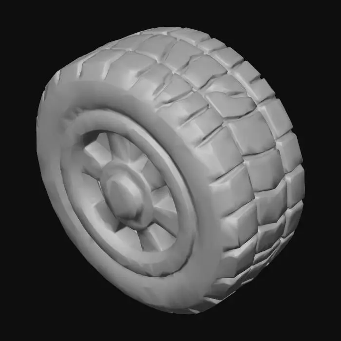 3D model for Tire 2
