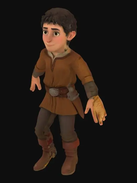 3D model for Medieval Thief Pose