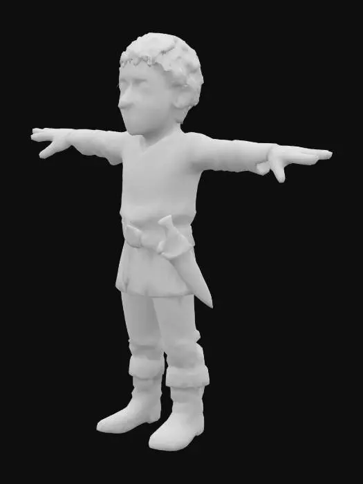 3D model for Medieval Thief Pose