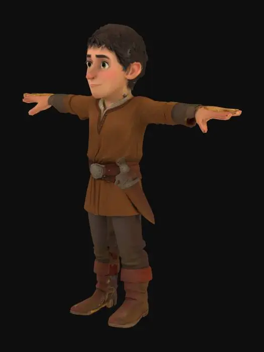3D model for Medieval Thief Pose