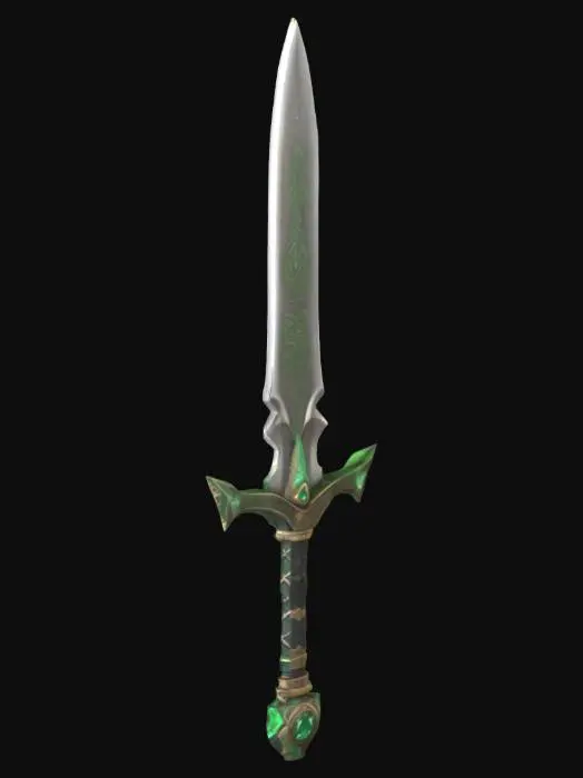 3D model for Elven Blade